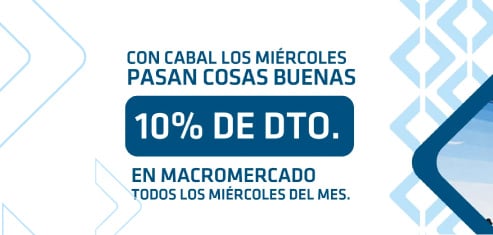 Promo Macromercado 10% de descuento